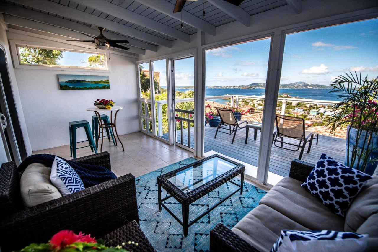 Beautiful Honeymoon Suite At Sunset Serenade Cruz Bay エクステリア 写真
